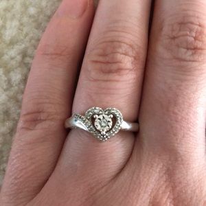 1/10 CT. T.W. Genuine White Diamond Ring